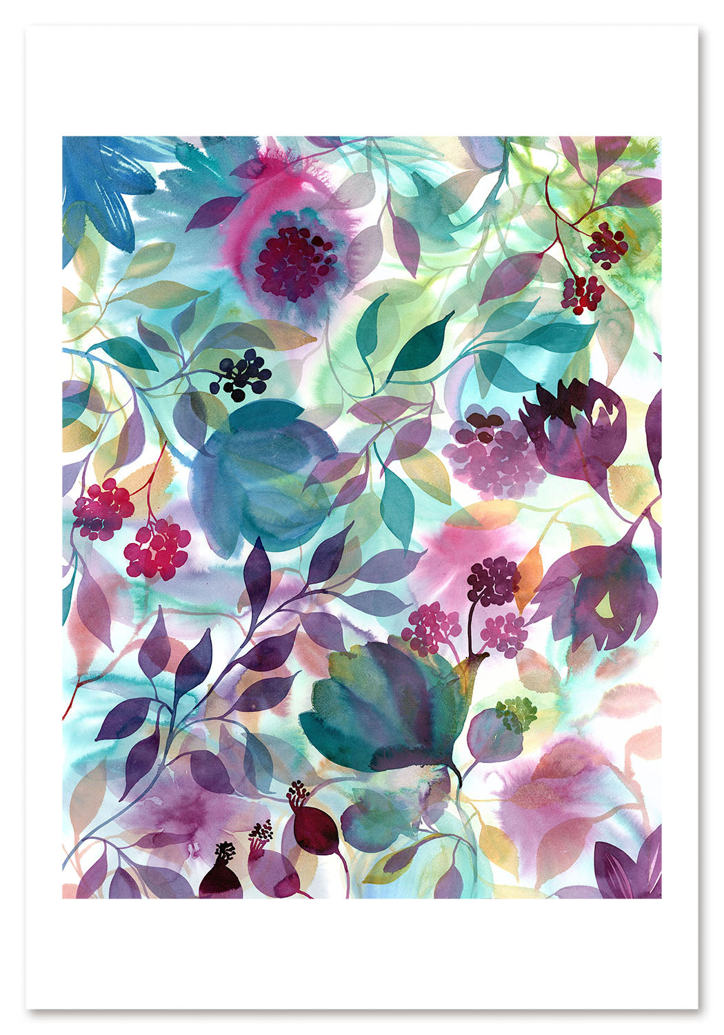 Lavender Blooms Art Print